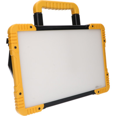 Hybrid LED-Baustrahler Netz &  Akkubertieb 47W kaltweiß IK08 5m Zuleitung IP54