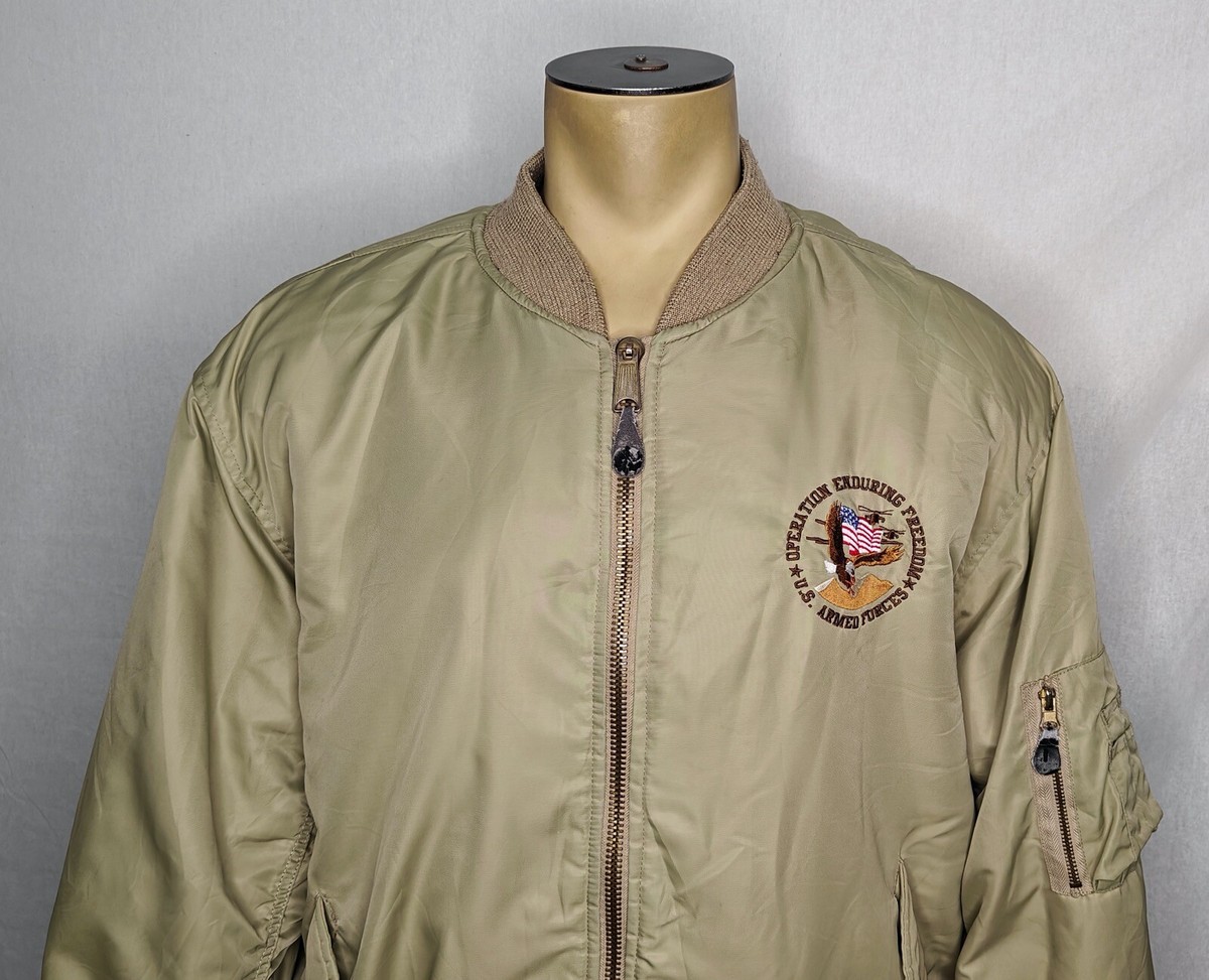 ジャケット・アウター military N2B flight bomber jacket opium N2B US Military Snorkel Flight Bomber Jacket MOD/Scooter