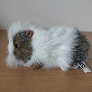 Details About Hansa Guinea Pig Plush Soft Graywhite Hand Crafted Real Looking 2012 Euc - 