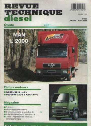 Revues de transport, sur voitures années 90, en français