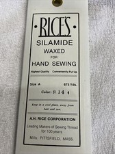 Rice s Waxed Silamide Skeins Hand Sewing Thre...
