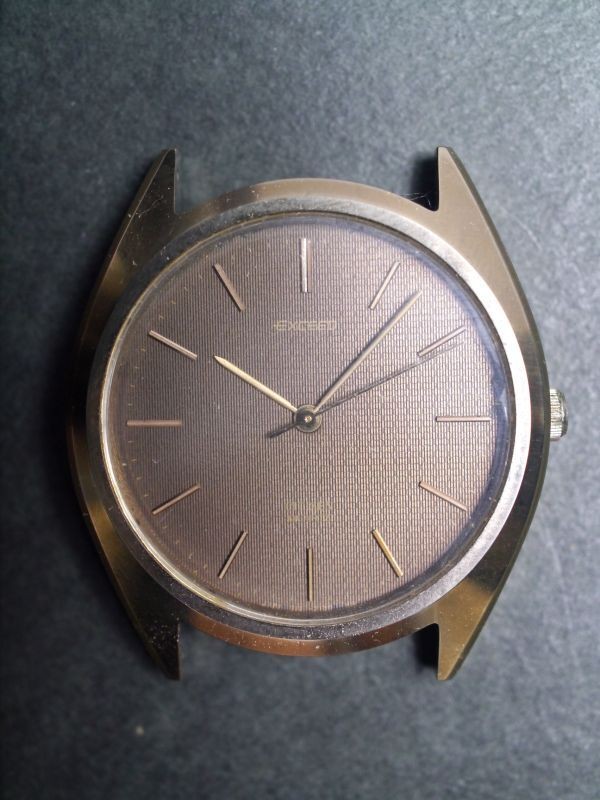 Citizen Exceed Quartz 3-Hand UHAG Mens Watch aa647 Silver Stainless Steel