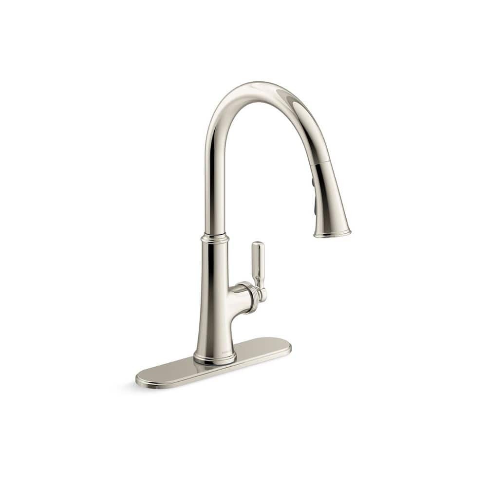KOHLER Adva Single Handle Pull Down Sprayer Kitchen Faucet P