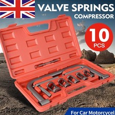 10pcs Valve Spring Compressor Kit Remove & Compress Tool For Cars Van Motorcycle