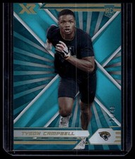 Tyson Campbell 2021 Panini XR #129 Teal /49 Rookie Jacksonville Jaguars