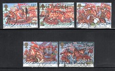 Product Image: Great Britain Stamp Scott #1217-1221, Spanish Armada, Set of 5 Used SCV$2.20 (B)