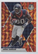 2020 Panini Mosaic Reactive Orange Mosaic Prizm Andre Johnson #86 HOF 0l4h