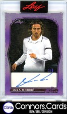 Luka Modric Auto 2023 Leaf Art of Sport Purple #BA-LM2 /5