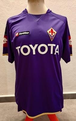 Fiorentina Match Worn Shirt UEFA Cup 2007 08 Signed Football Europa League Jersey