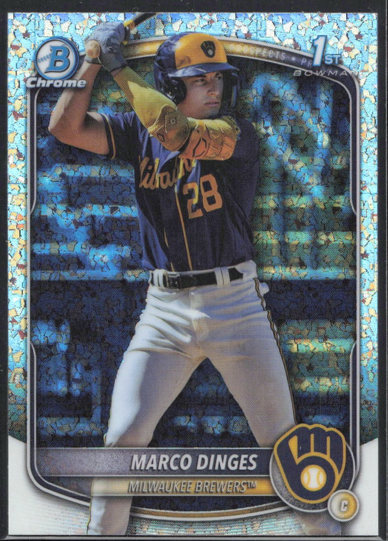 2025 Bowman Chrome - Prospects Mini-Diamond #BCP-183 Marco Dinges