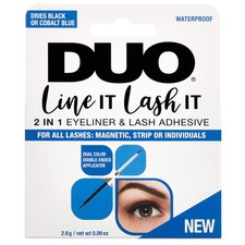 DUO Line It Lash It 2-in-1 Eyeliner & False Eyelash Adhesive Black & Blue 2.6g