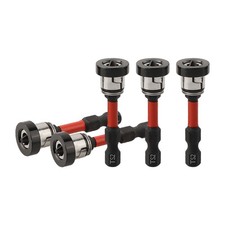 Set of 5 Magnetic Drill Bits Designed for Plasterboard Positioning Use