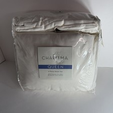 Charisma Microfiber 6-Piece Sheet Set Bone Queen New