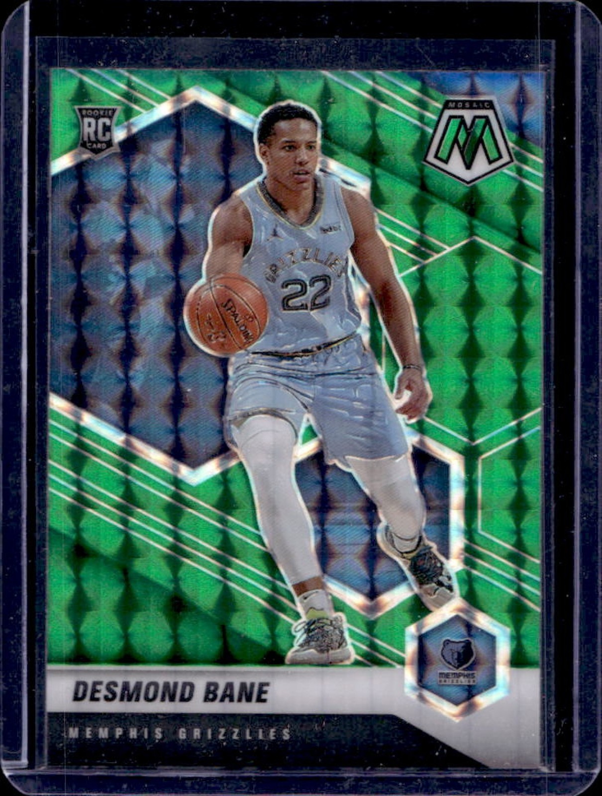 2020-21 Mosaic Desmond Bane RC Green Rookie #211 Grizzlies