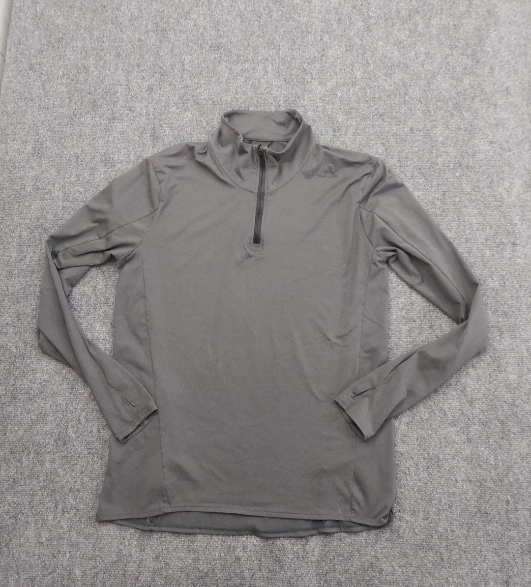 Adidas Running Pullover Men Medium Gray Energy Ru… - image 1