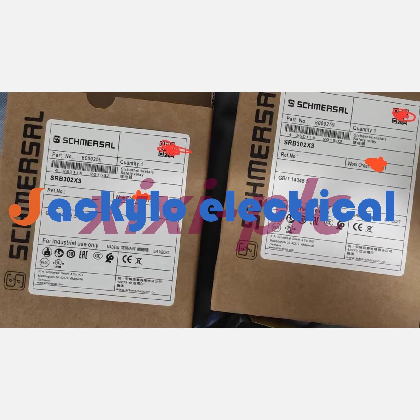 1PCS NEW SCHMERSRL SRB302X3-24V/230V safety relay DHL shipping