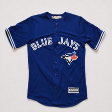Majestic Toronto Blue Jays Baseball Jersey #20 Donaldson Blue Sz Small Cool Base
