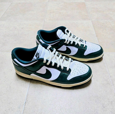 Nike Dunk Low White/Pro Green-Coconut Milk (Vintage Green) Size: 14M/15.5W