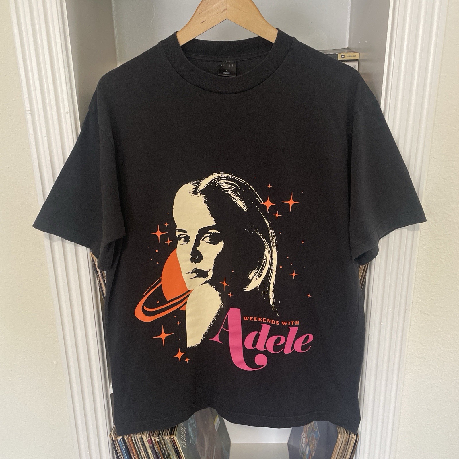 Adele Weekends With Adele Black T-Shirt Size Larg… - image 1