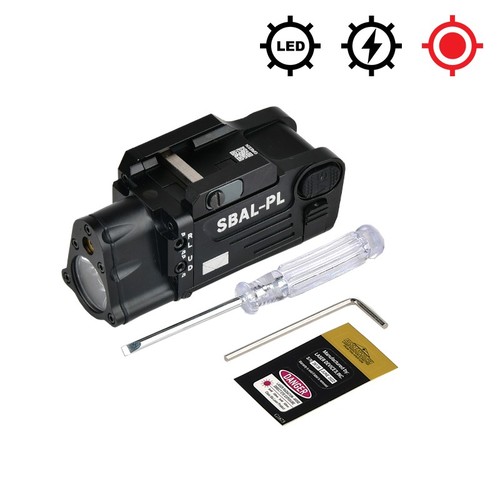WADSN Metal SBAL PL Red Dot Laser Aiming Flashlight SBAL-PL Mounted Light Strobe - Picture 11 of 16
