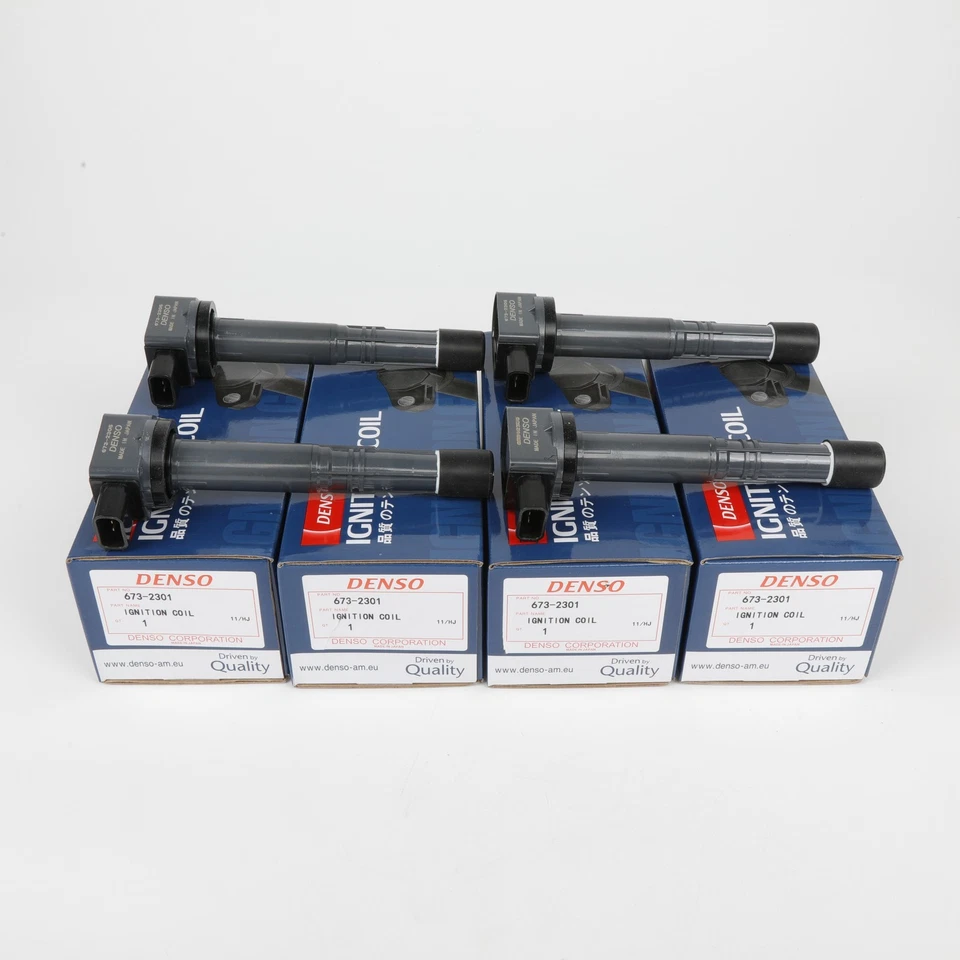 4X Denso 673-2301 30520-PNA-007 Ignition Coils For 02-06 Honda 2.4L C1382 UF311 Foto 2 de 4