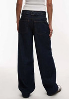 NWT Topshop Indigo Denim Relaxed Low Rise Jeans UK 16 L30 New £48