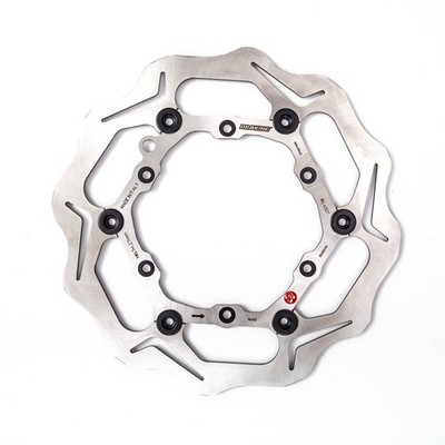 Braking W-Open 2-PC Rotor Heat-Treated Light Weight Stainless Steel Disc WL4007