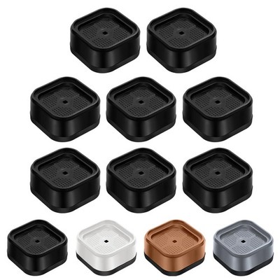 8 Pack Furniture Risers Adjustable Bed Risers Heavy Duty Lifts Height 1'', Squ...