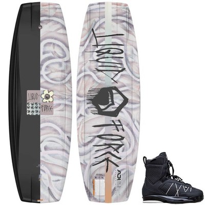 Liquid Force M.E. Women's Wakeboard Package w/ Tao 6X Bindings [Black]2026