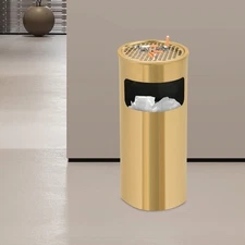 Trash Can Waste Bin Stainless Steel Waste Bin with Removable Inner Bin USA