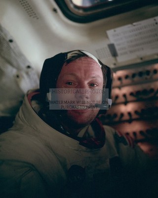 NEIL ARMSTRONG LUNAR MODULE EAGLE APOLLO 11 1969 8X10 PHOTO