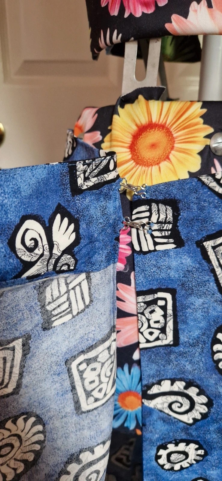 Vintage handmade wrap skirt size 10-12 sarong style 90's y2k image 5