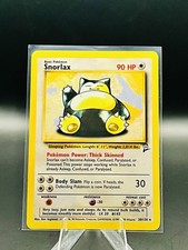Pokemon TCG Snorlax 30/130 Base Set 2 Regular Rare Vintage WOTC LP on eBay