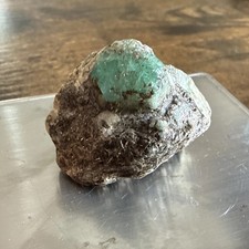 Emerald in Matrix, w Mica, Columbia, 30 Grams, natural , Old Inventory