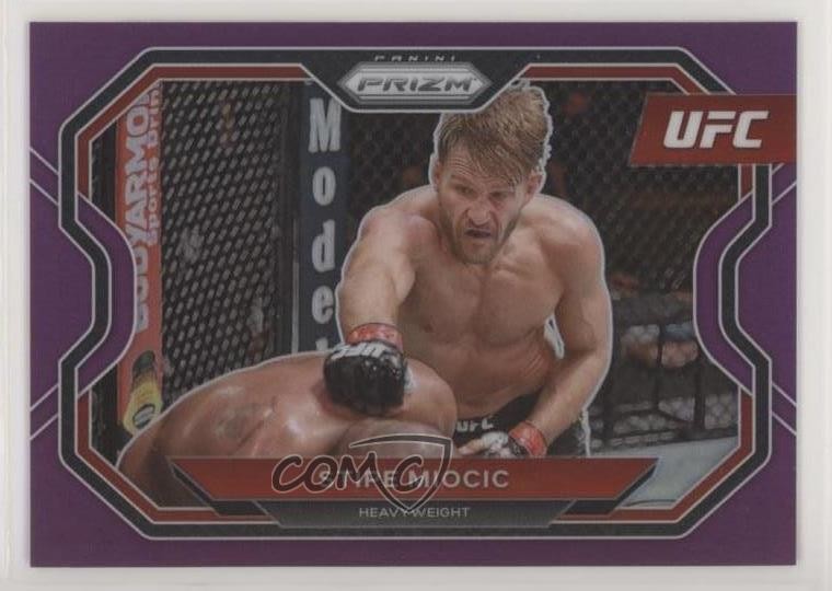 2021 Panini Prizm UFC Purple Prizm 29/149 Stipe Miocic #177 1u6