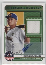 2023 USA Baseball Stars & Stripes Signatures 32/72 Nathan Kenji Odaira Auto 0ud4