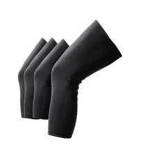 2 Pair Full Leg Compression Sleeves for Men Women for Running, Cycling, Football