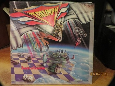TRIUMPH  '' JUST A GAME '' LP EX JK VG+