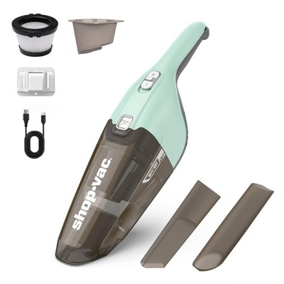Shop-Vac Wet/Dry Handheld Vacuum Cordless, Powerful Portable Green and Gray