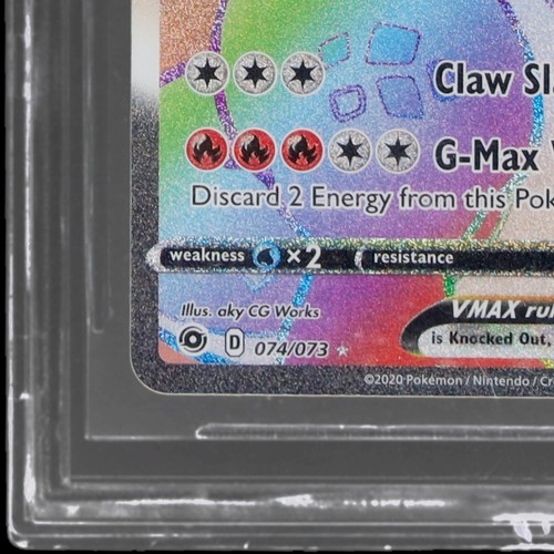 2020 Pokemon Sword And Shield Champion's Path Charizard Vmax BGS 10 Secret Rare - Bild 6 von 11