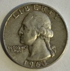 1963-D Washington SILVER Quarter Denver Mint USA Collector Coin 90%