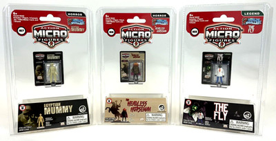 Worlds Smallest Action Micro Figuren Mego Horror Serie - 1 Zufallsfigur