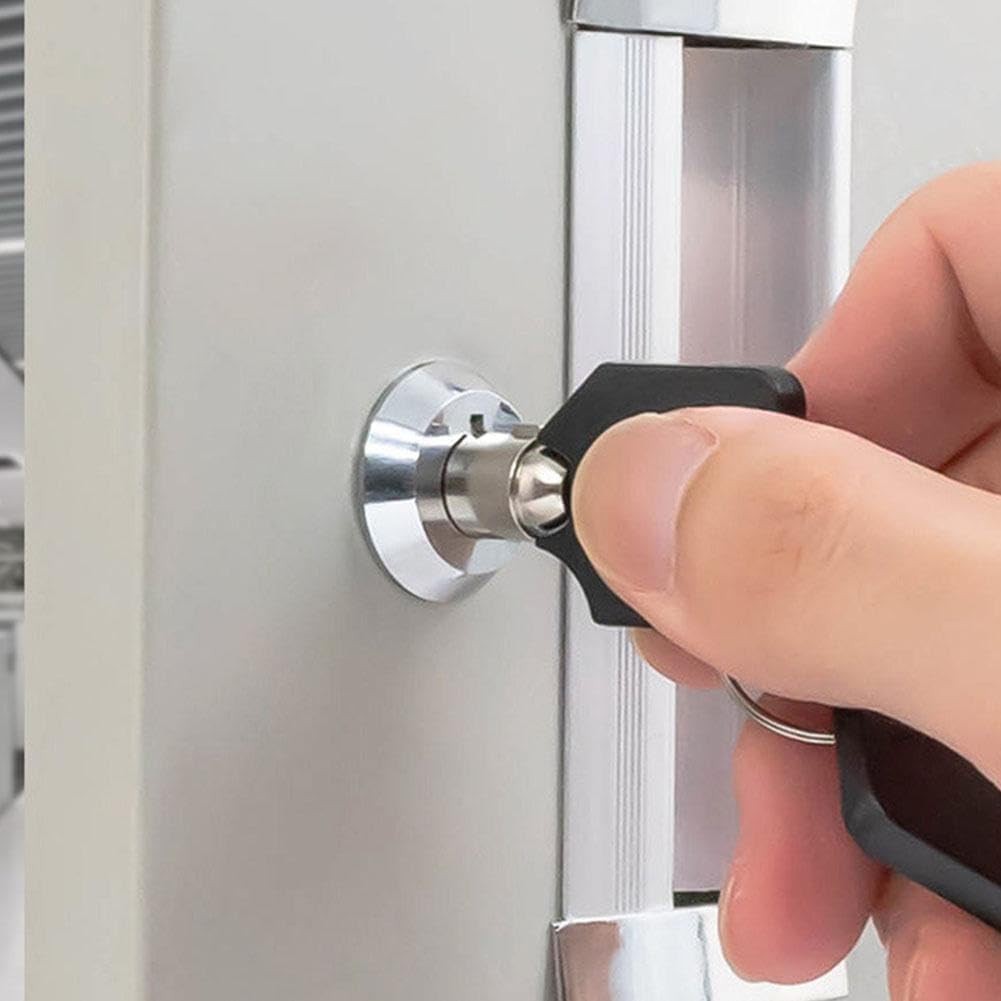 1 Set Toolbox Lock With Keys - Tubular Lock Replacement For Cabinets, Drawers & Tool Chests