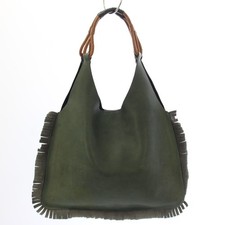 Borsa da donna Marni in pelle verde nera con marsupio (età 14+)