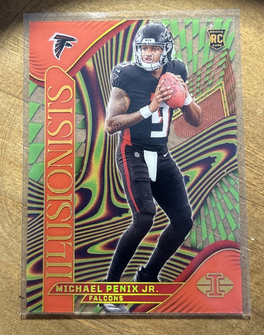 Michael Penix Panini Illusions Illusionists #9 Red