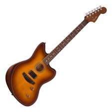 Fender Acoustasonic Standard Jazzmaster elektrische Akustikgitarre Honey Burst
