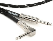 Gator Cableworks Backline Series Braided Instrument Cable - Black/Gray, 10 foot