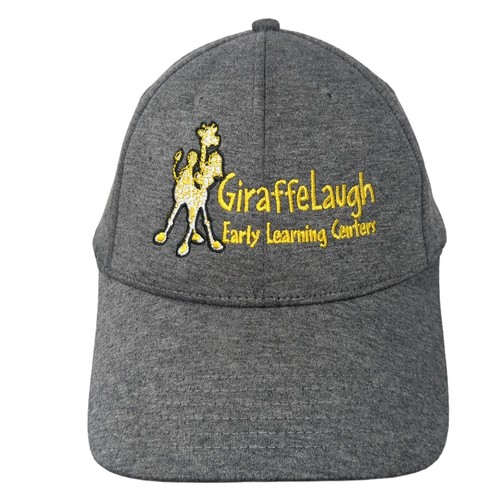 Giraffe Laugh Early Learning Center Strapback Hat Gray One Size 6 Panel