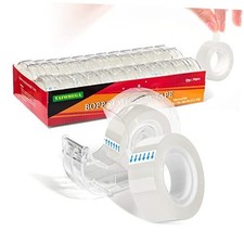 Transparent Tape, Clear, Christmas Gift Wrap Tape, Office Repair Home School 24