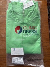 Sweatjacke Bereichskleidung, Schlupfkasack Pflege Praxiskleidung apfelgrün